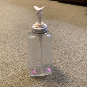 Vintage WINDEX Glass Bottle With White Nonworking Pump 8oz